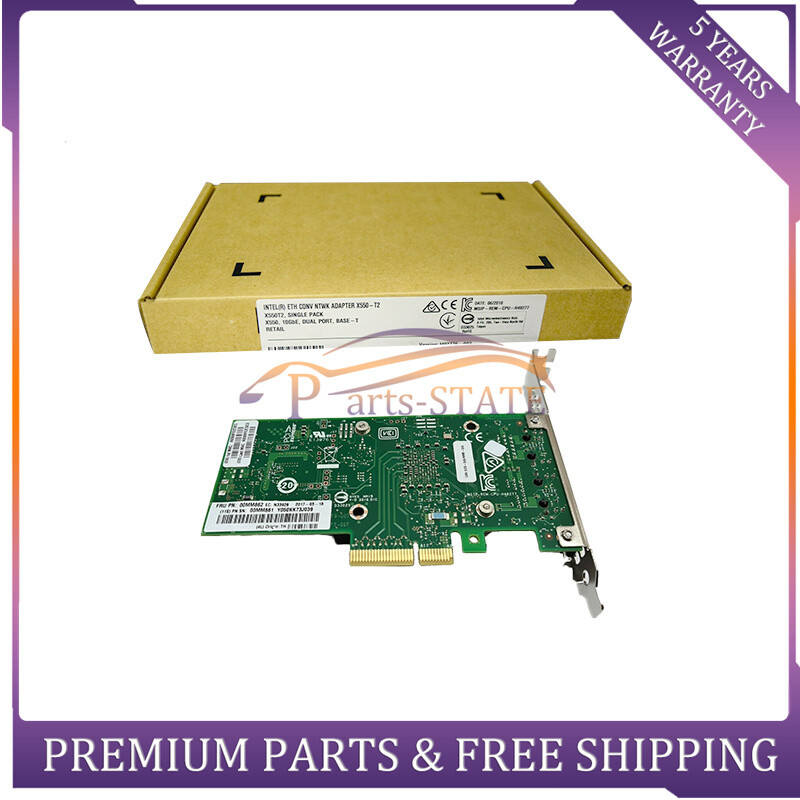 x550-t2 fit Intel Ethernet Converged Network Adapter Card 10Gigabit 10G PCI-E