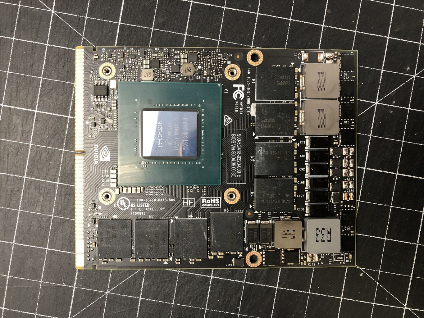 Genuine HP ZBook 17 G4 Nvidia Quadro P4000 8GB Video Graphics Card 917111-001