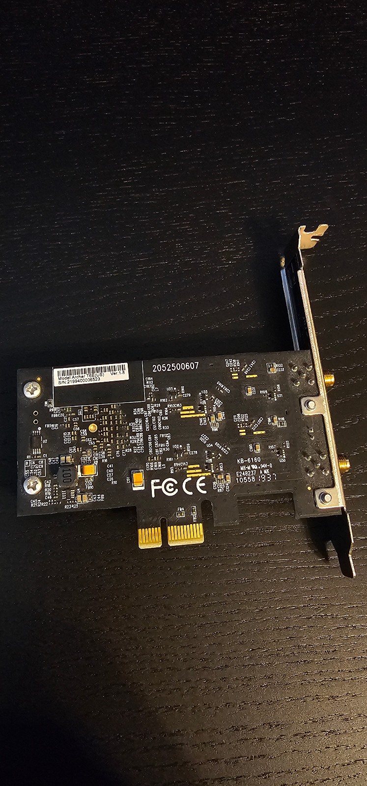 TP-Link Archer T6E AC1300 PCIe Wireless Dual Band WiFi Card – 2.4/5GHz