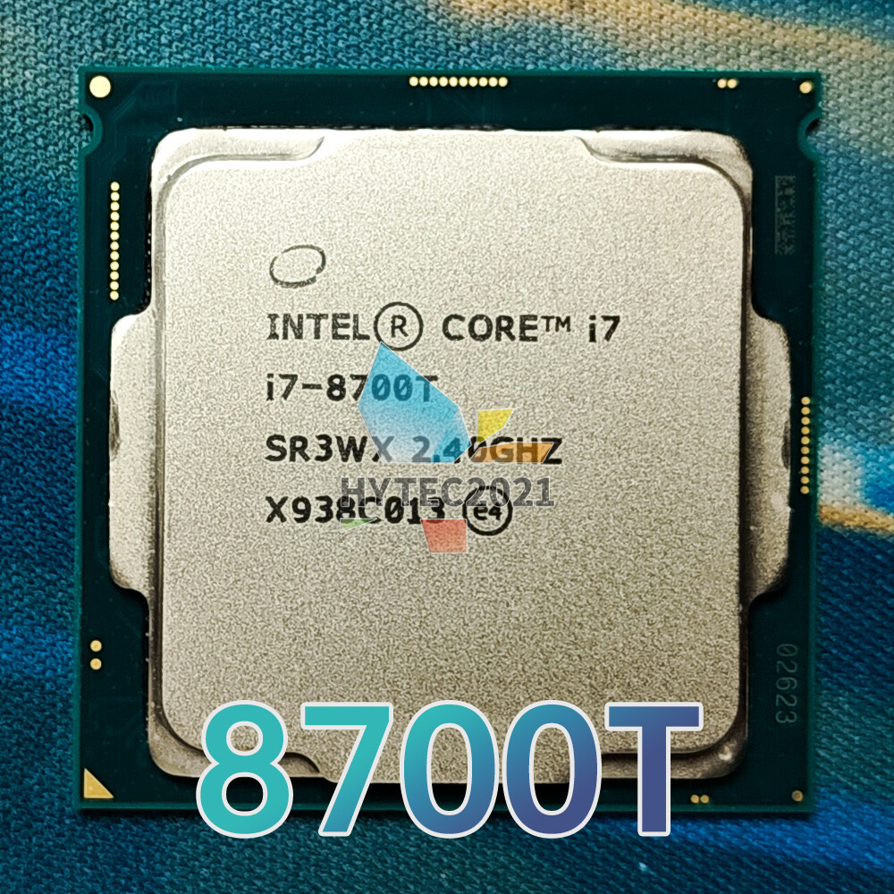 Intel Core i7-8700T SR3WX 2.4GHz 6Cores 12MB 35W LGA1151 CPU Processor