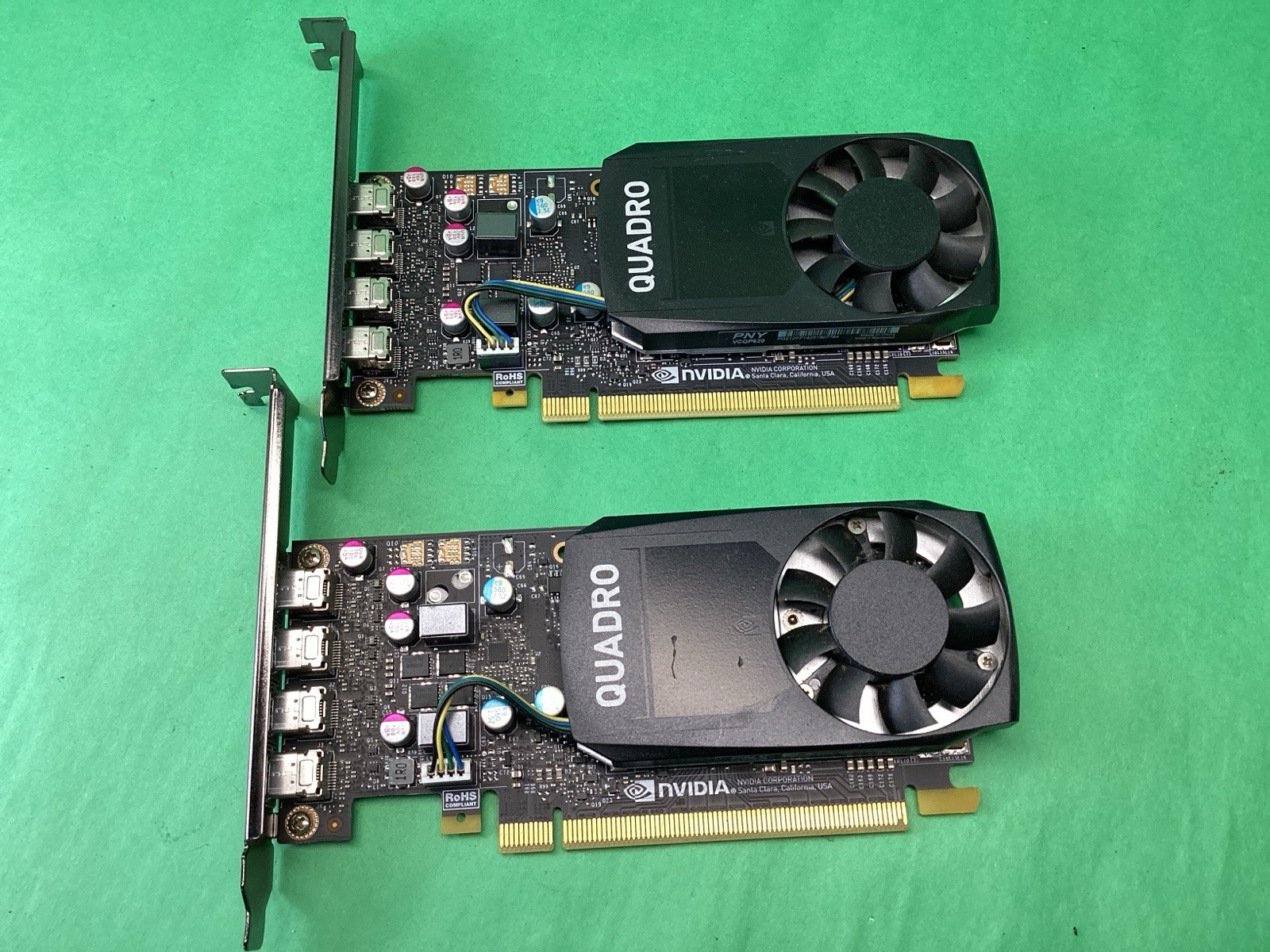 x2 NVIDIA Quadro P620 Graphics Video Card – UNTESTED – LOT OF 2