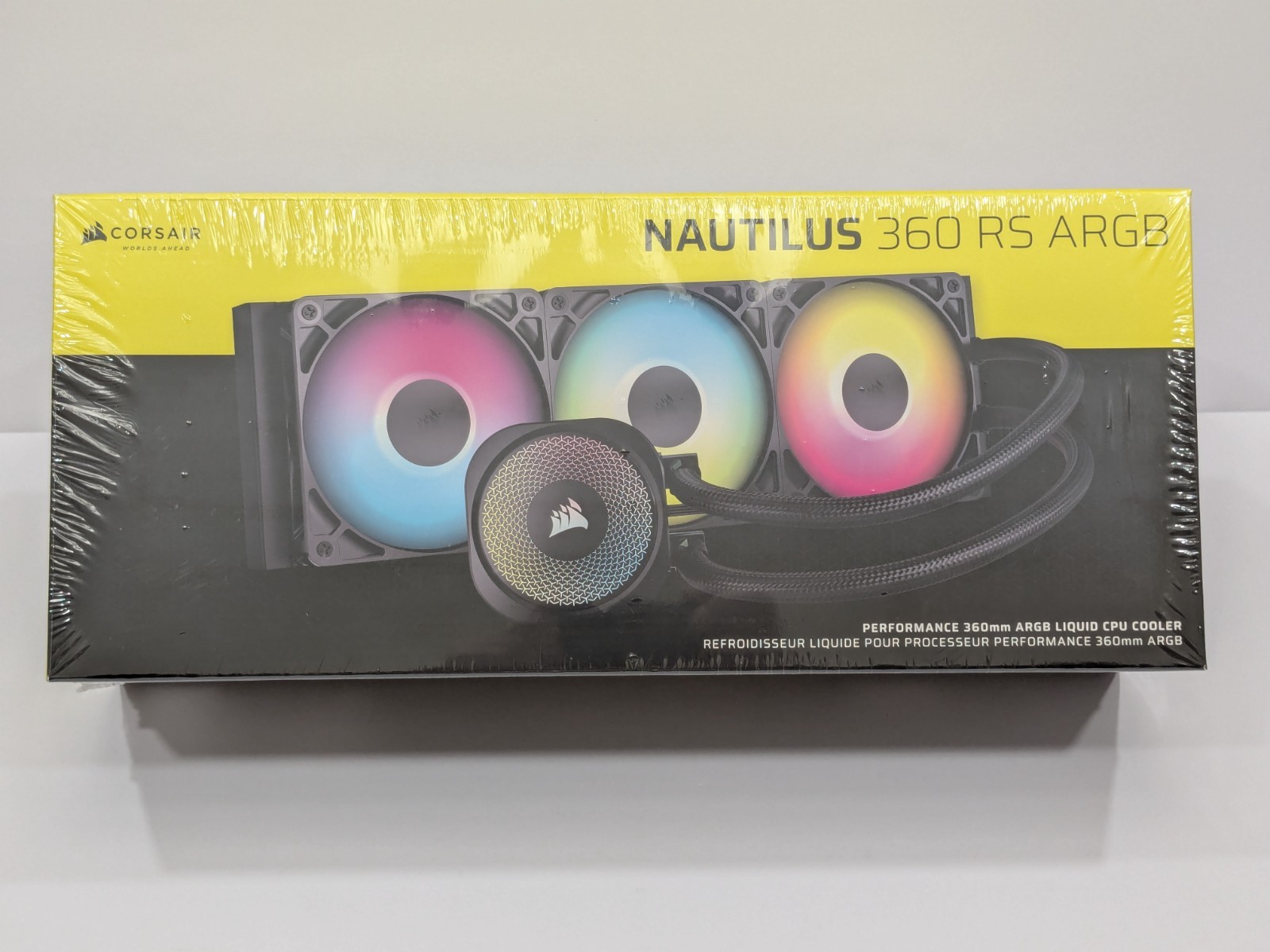 CORSAIR Nautilus 360 RS ARGB Liquid CPU Cooler – Black – Factory Sealed