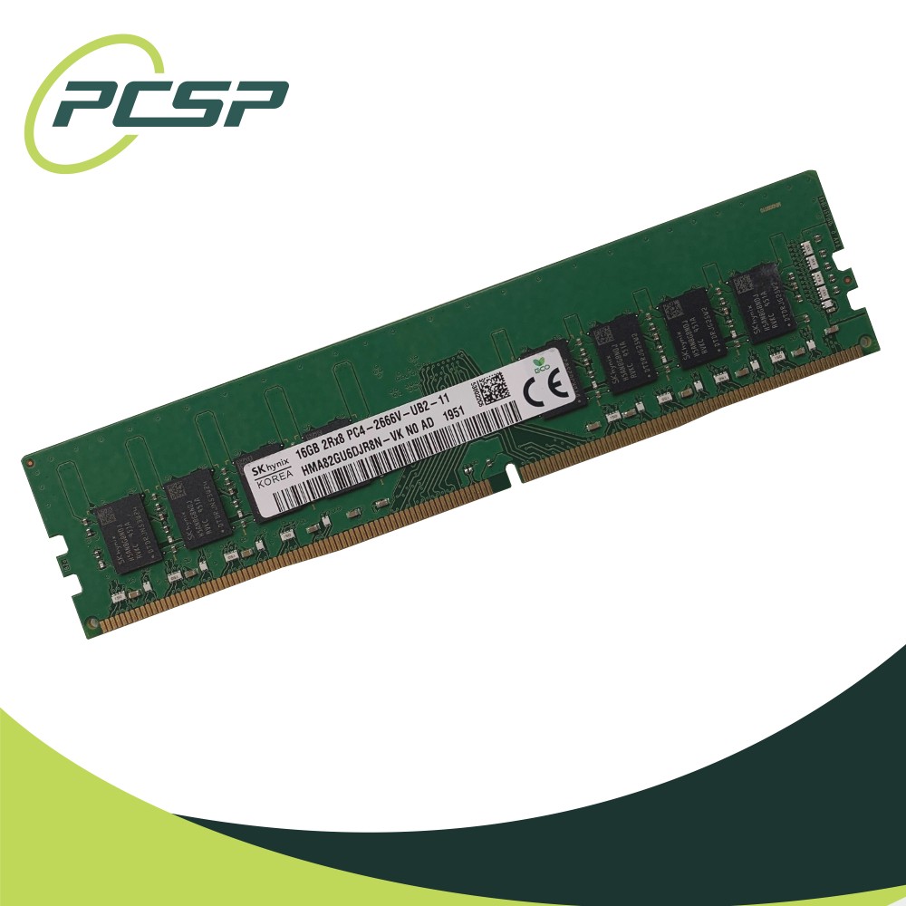 Hynix 16GB PC4-2666V-U 2Rx8 DDR4 UDIMM Unbuffered Desktop RAM HMA82GU6DJR8N-VK