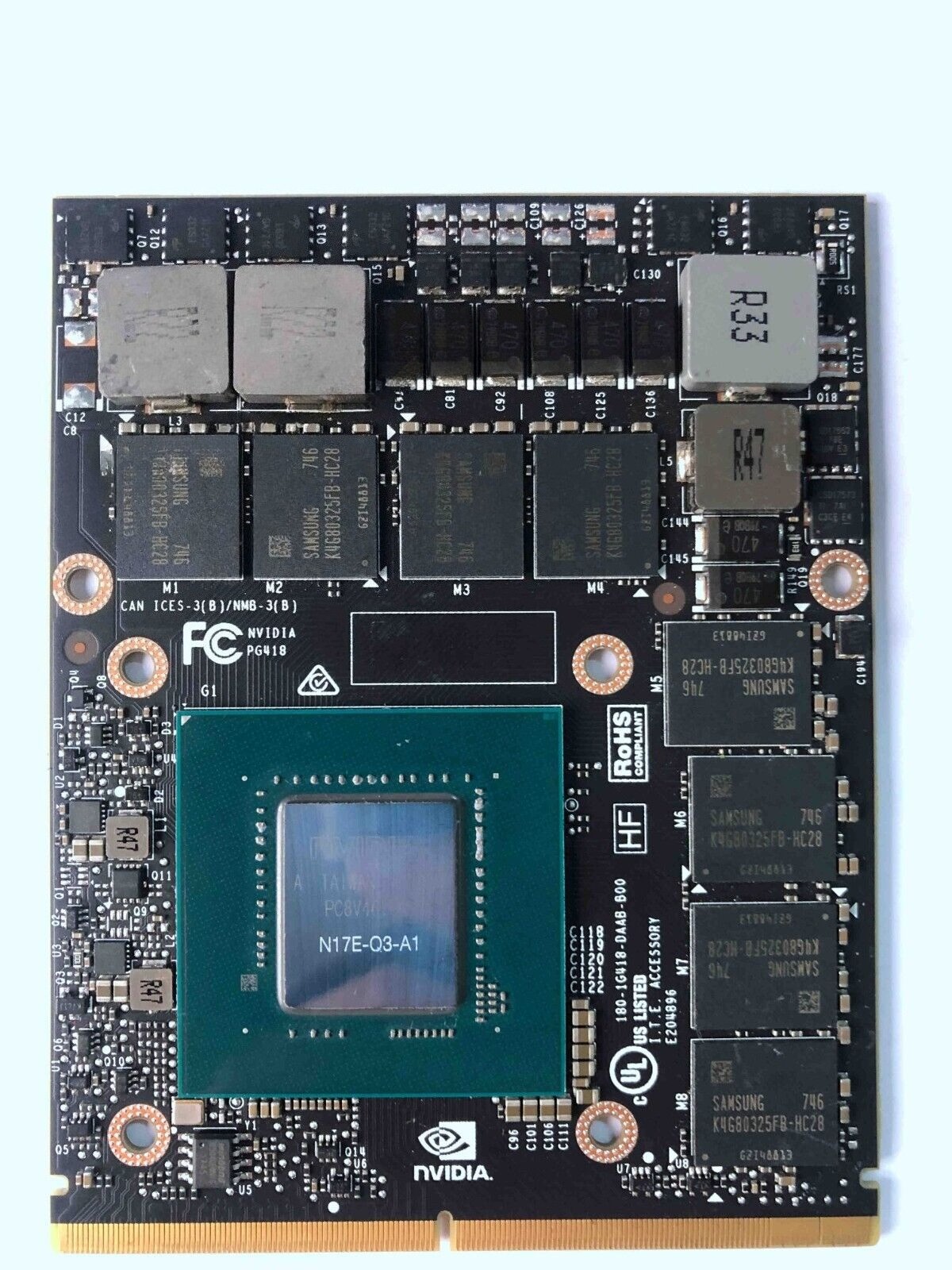 DELL New HP NVIDIA Quadro P3000 P4000 P5000 16GB GDDR5 MXM Video Graphics Card