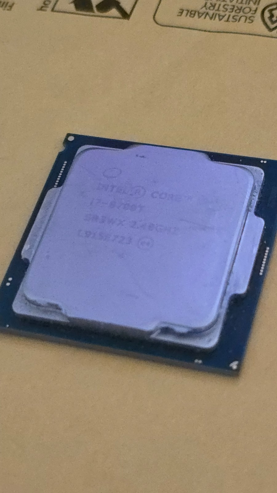 Intel Core i7-8700T SR3WX 2.40GHz Processor
