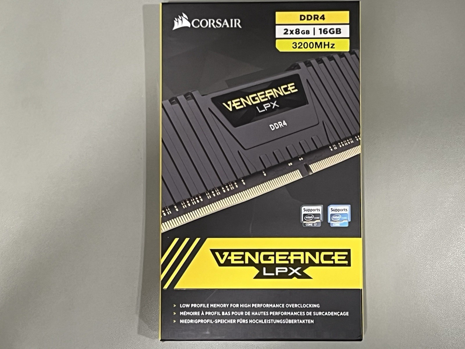 Corsair Vengeance LPX DDR4 Desktop Memory 16GB (2x8GB, 3200MHz)