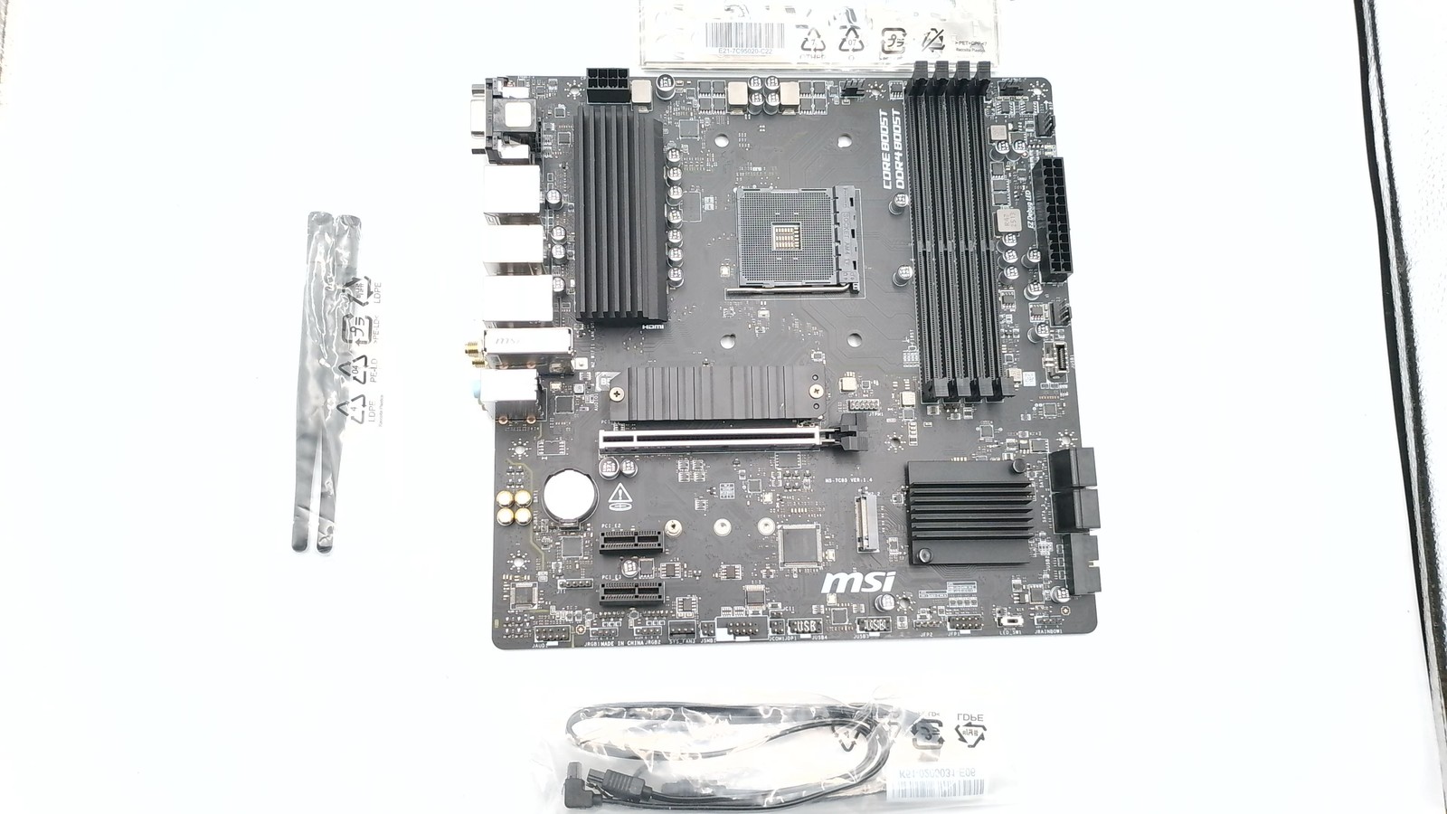 MSI B550M PRO-VDH WIFI AM4 AMD Micro ATX AMD Motherboard PC1723300