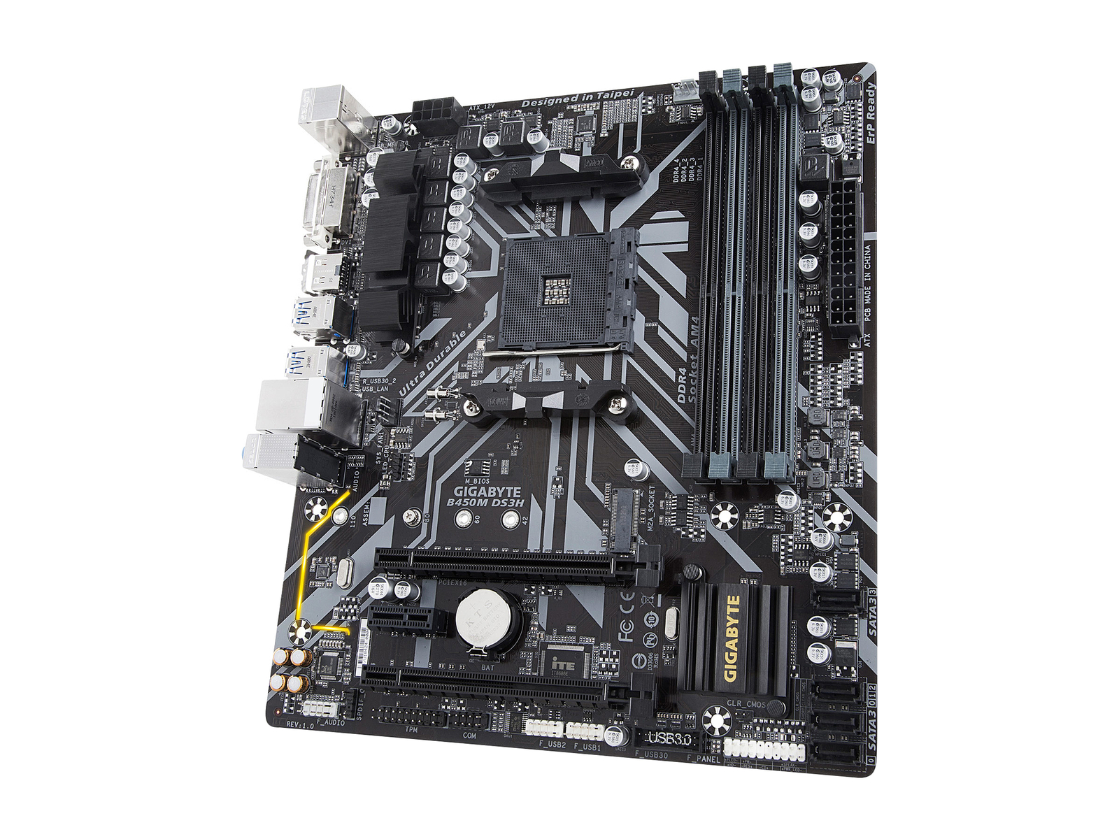 GIGABYTE B450M DS3H AM4 Micro ATX AMD Motherboard