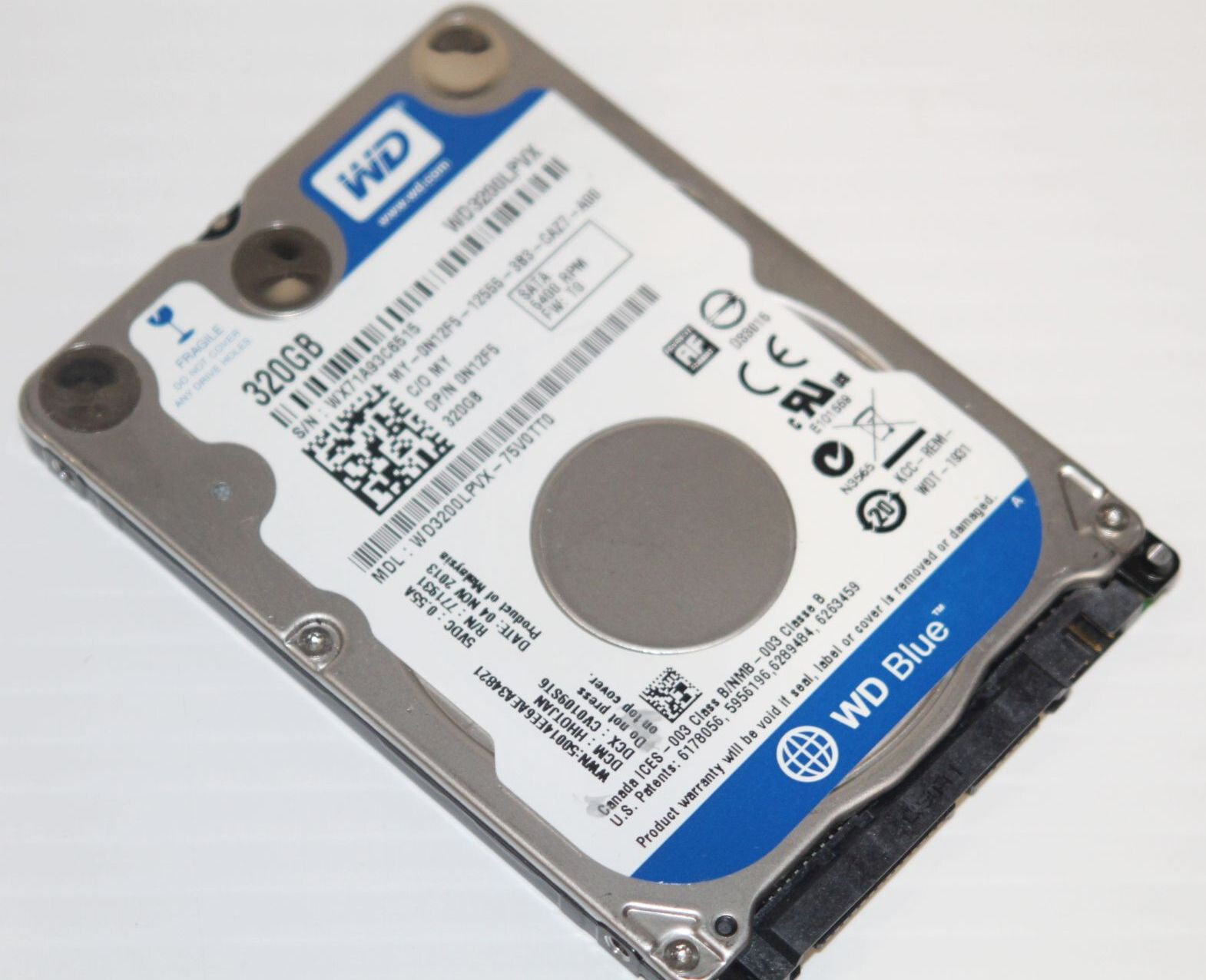Genuine 320gb 2.5″ Hard Drive N12F5 WD Blue – Dell 15.6″ 15-3521 3537 Laptop