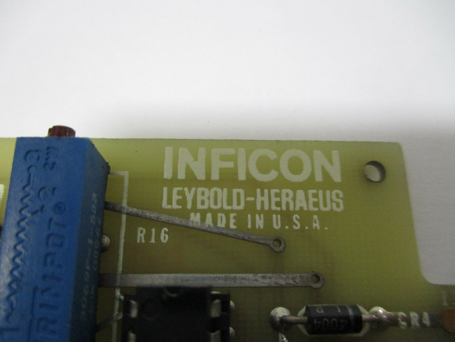 Inficon Leybold-Heraeus 205-340A REV. F Plug-In Board OSC Source Module Card