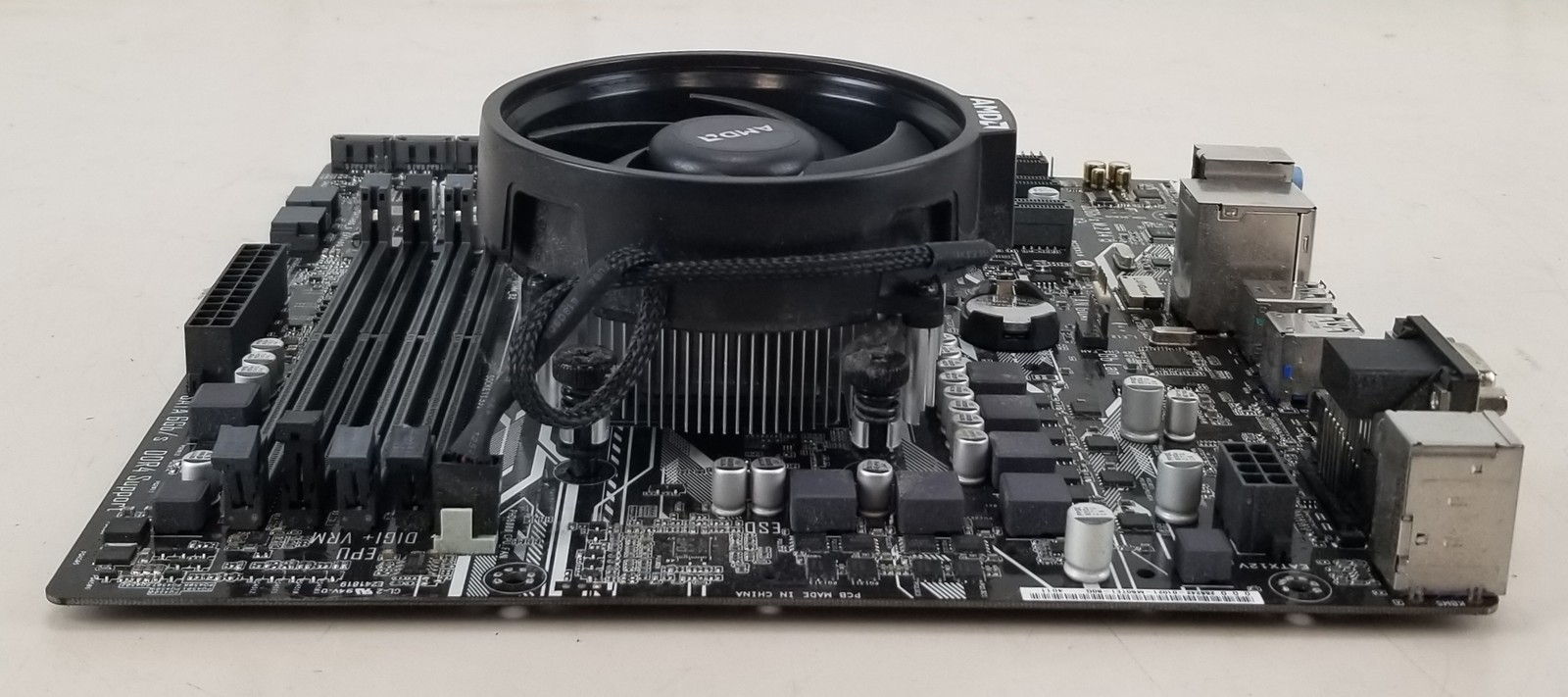 Asus Prime B350M-A Motherboard w/ AMD Ryzen 5 2400G + Faceplate