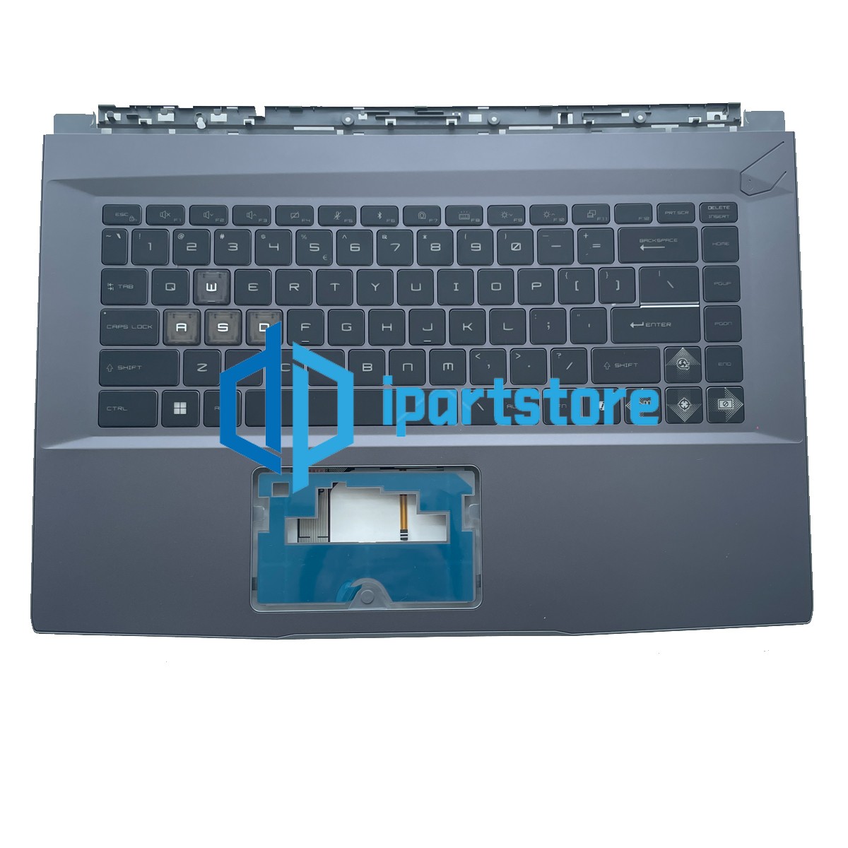 For Msi Thin A15 MS-16R8 MS-16RK Upper Case Palmrest Cover Blue Backlit keyboard