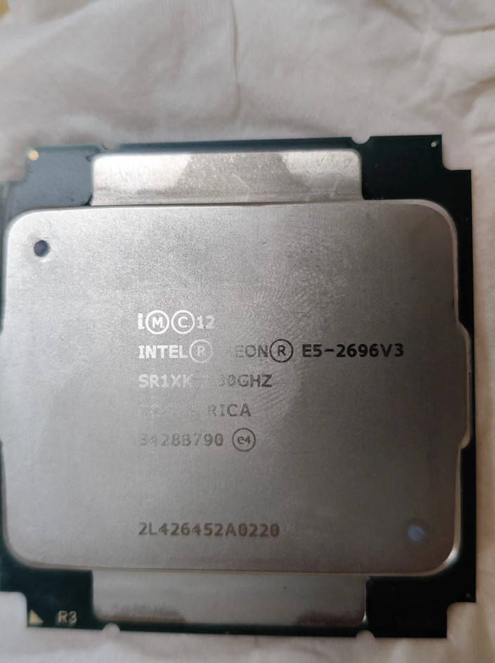 Intel Xeon E5-2696 V3 18 core 36 threads 2.00GHz 45MB LGA-2011-3 CPU processor