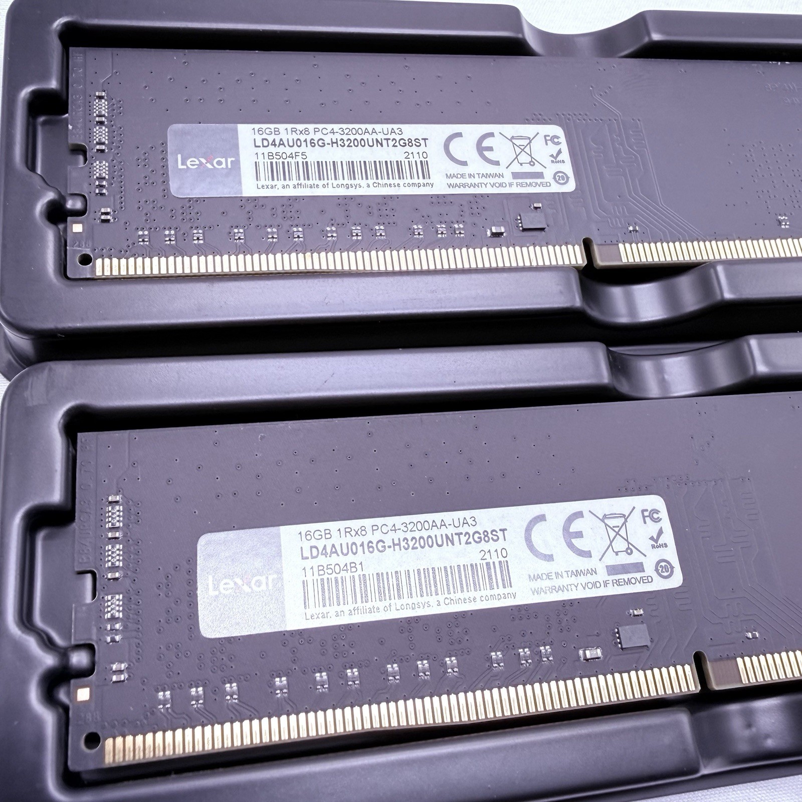 Lexar 32GB Kit – 16GBx2 DRAM, DDR4 3200 MHz UDIMM Desktop, 1.2v