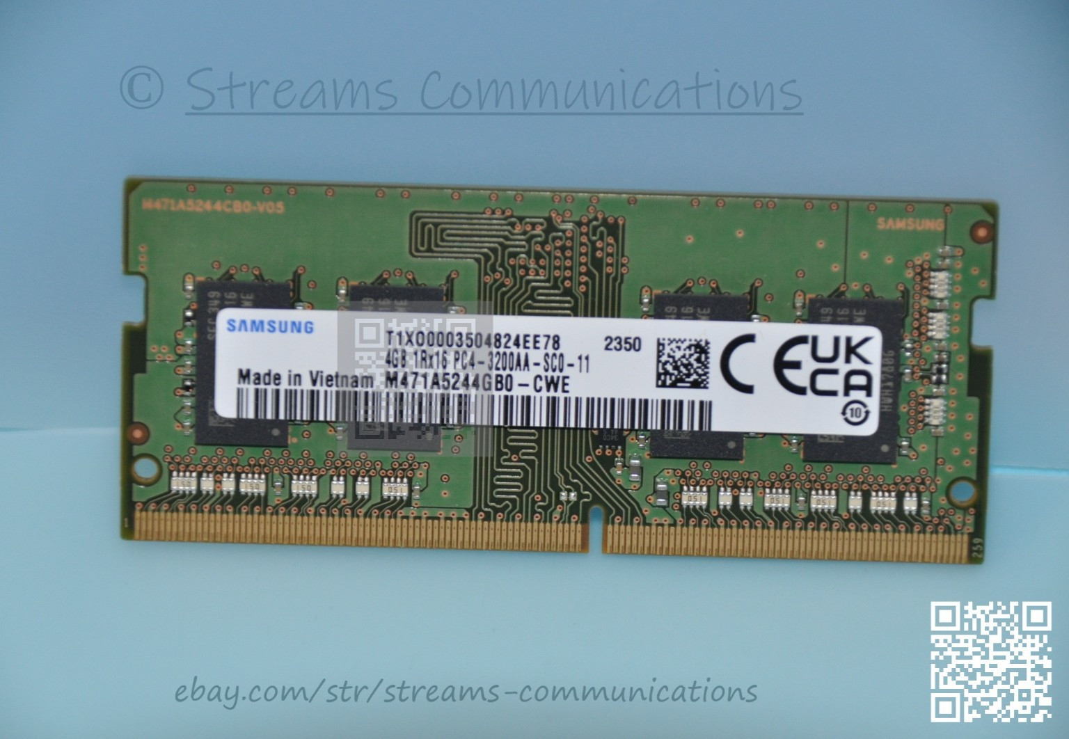 Samsung 4GB DDR4 PC3200 Laptop Memory for HP 15 in Notebooks