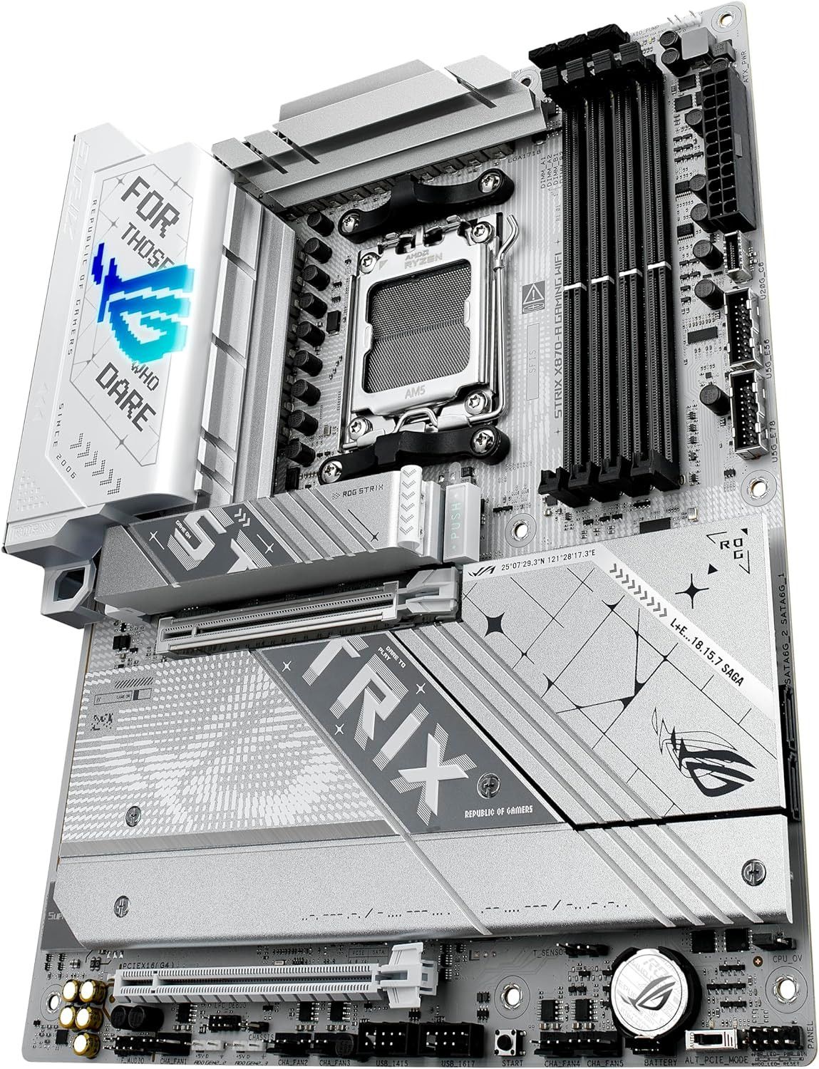 ROG Strix X870-A Gaming Wifi AMD AM5 X870 ATX Motherboard 16+2+2 Power Stages, D