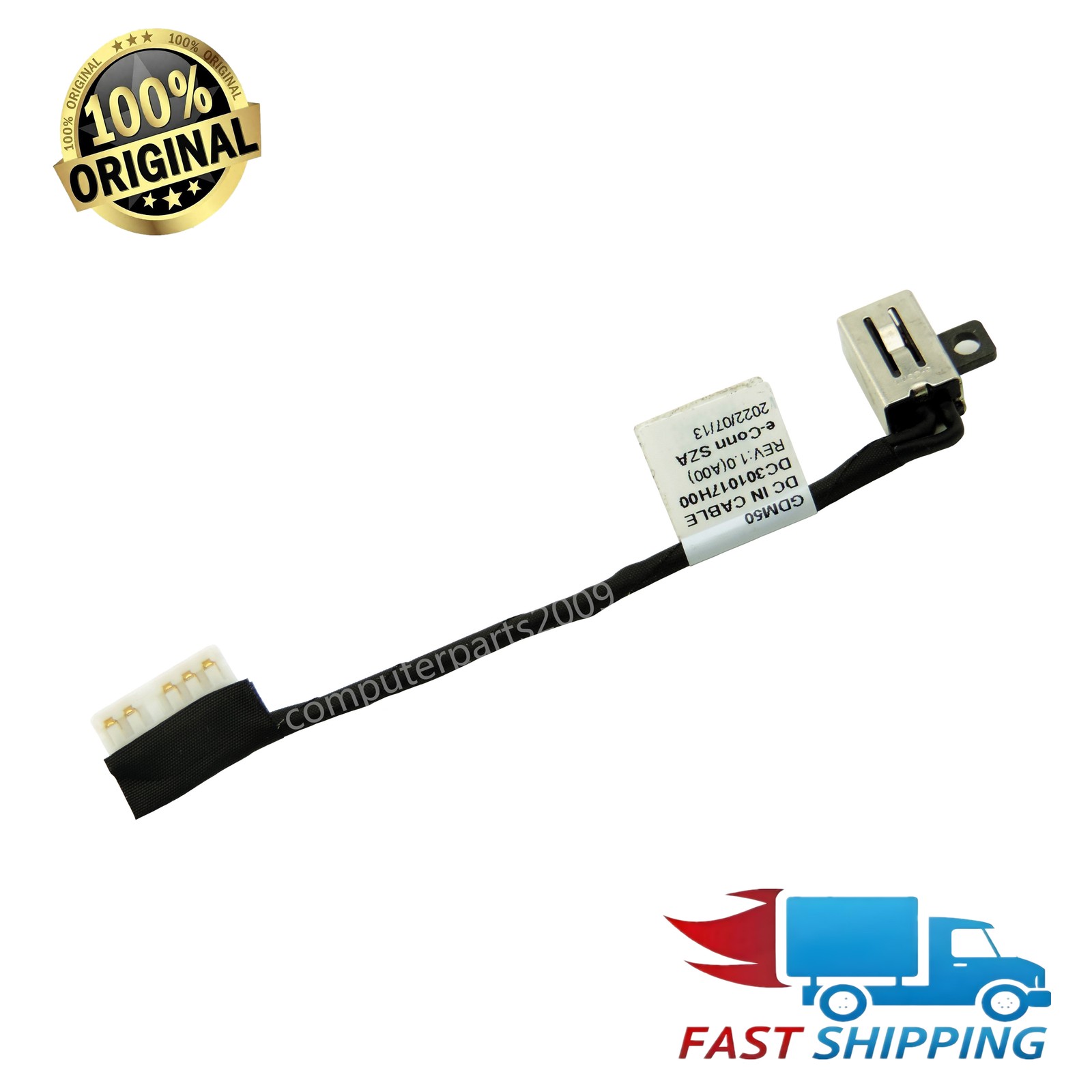 Original DC IN power jack cable Charging port for Dell Inspiron 15 3535 P112F006