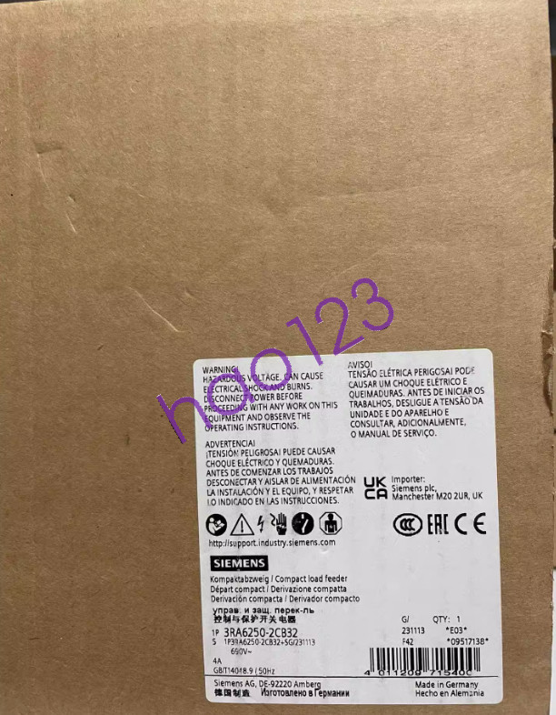 Siemens 3RA6250-2CB32 module brand new 1 year warranty DHL/FedEx