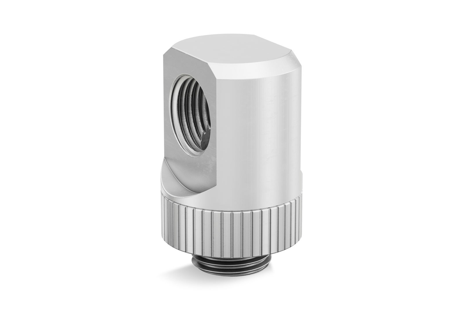 EKWB EK-Quantum Torque Rotary T Fitting, Satin Titanium