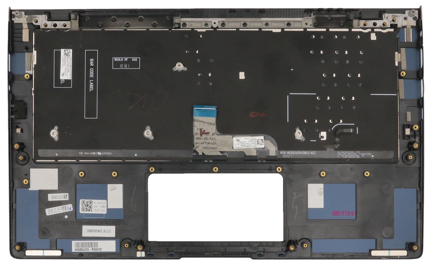 Original US Keyboard w/ Cover Palmrest for ASUS ZenBook 13 UX333 UX333F UX333FA