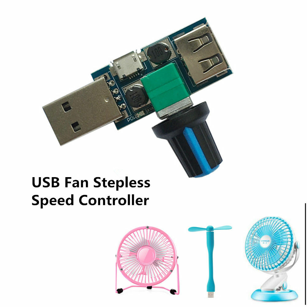 Controller Regulator Variable Switch Module Mini/Micro USB Fan 5W Stepless Speed