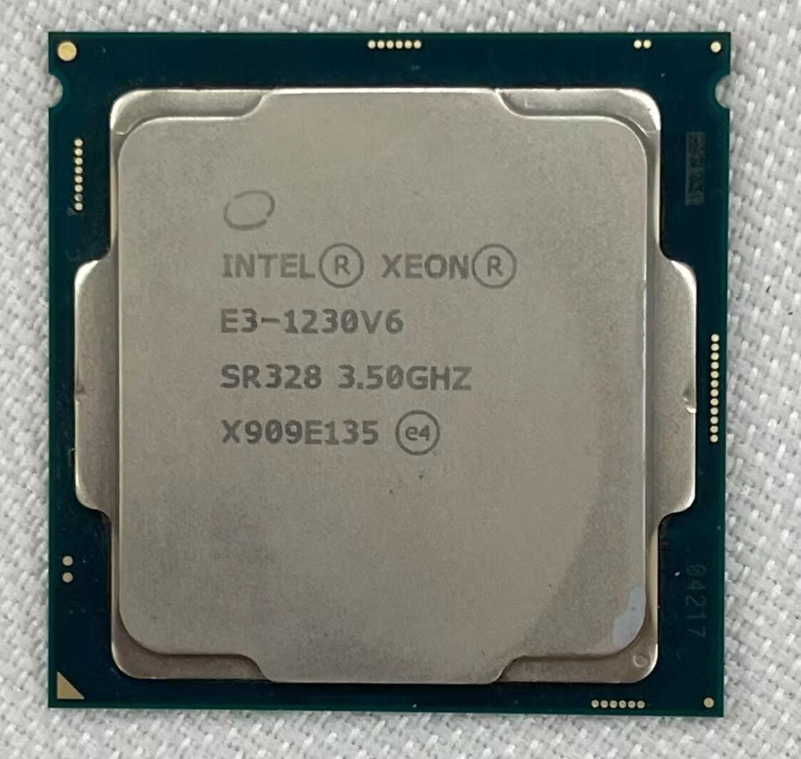 Intel Xeon LGA1151 E3-1270v6 E3-1245v6 E3-1240v6 E3-1230v6 E3-1225v6 1205v6 CPU