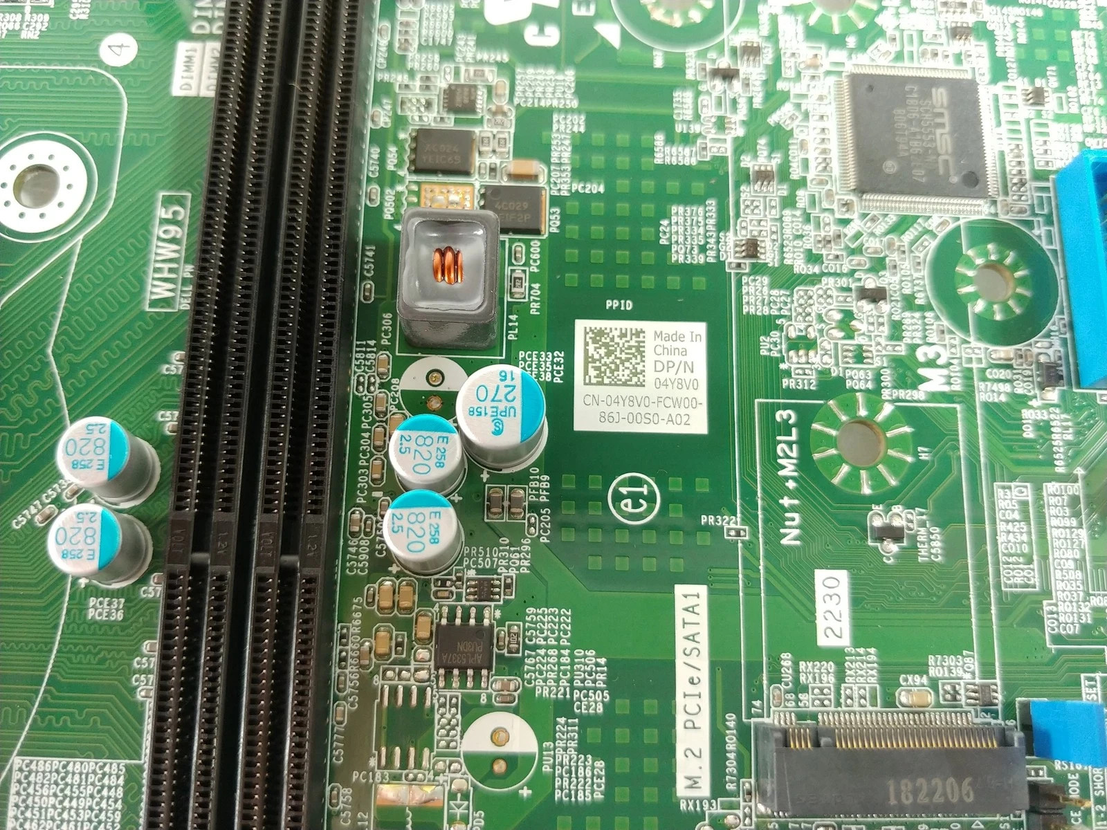 Dell OptiPlex 3060 SFF LGA 1151 DDR4 SDRAM Desktop Motherboard 4Y8V0