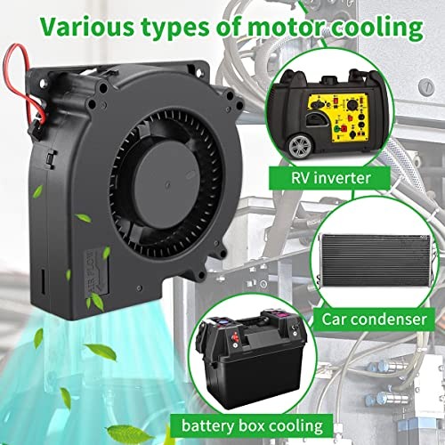 120 mm × 32 mm 12V Brushless Squirrel Cage Centrifugal Blower Fan,High 12v 2pin