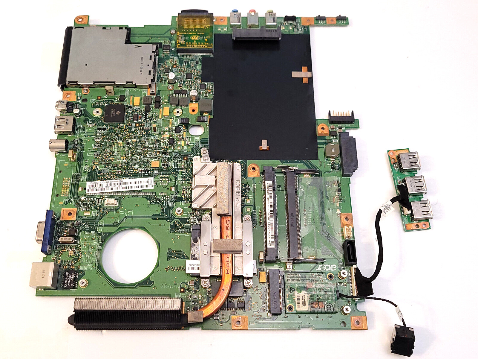Motherboard Intel Acer Extensa 5620Z 5620 w/ CPU T2370@1.73GHz 48.4T301.01N