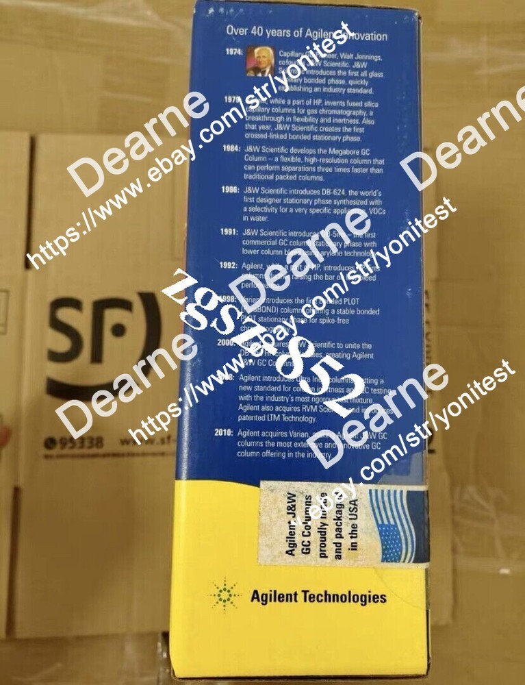 Agilent 125-103J Gas Chromatography Column Brand New Fast Shipping FedEx or DHL