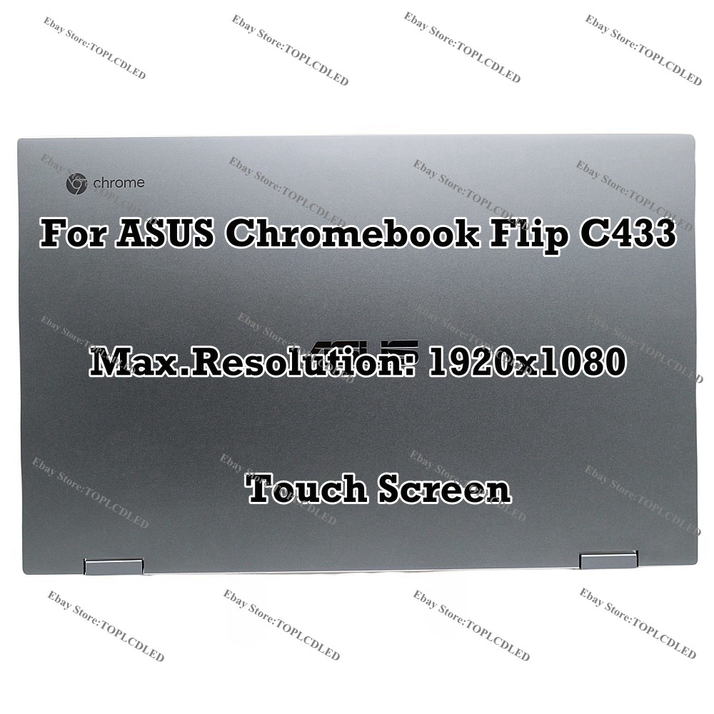 LCD LED Screen Unit Touch Panel ASUS Chromebook Flip C433TA-AB31-CA FHD