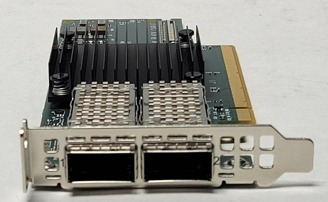 Mellanox MCX653106A-ECAT Dual Port 100GbE Network Adapter Card Low Profile