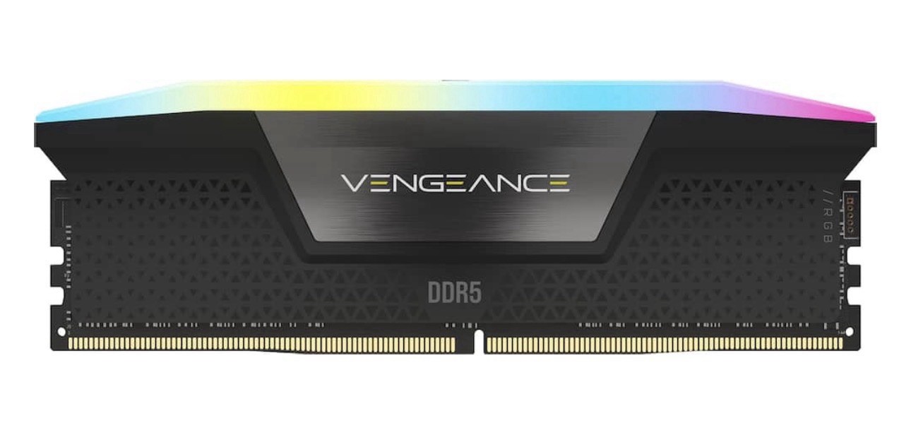 CORSAIR – VENGEANCE 64GB (2x32GB) DDR5 6400MHz C32 UDIMM Desktop Memory – Black