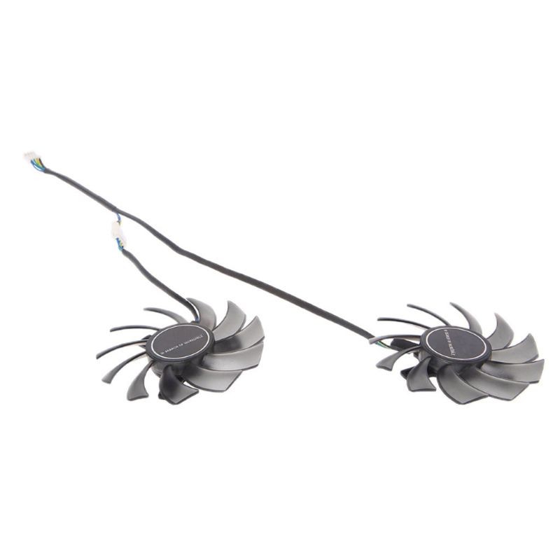 2PCS 75mm ZOTAC GTX 970 GA81S2U 4Pin 12V 0.35A VGA Fan Graphics Card Cooling Fan