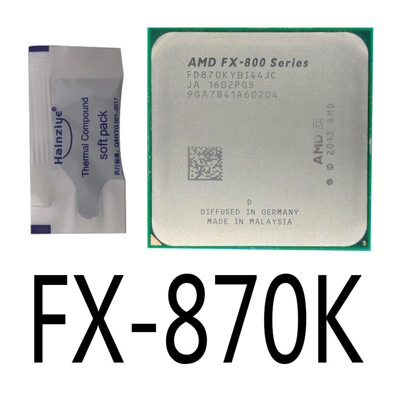 AMD FX-870K 3.6 GHz 4-Core Socket FM2+ 65W CPU Processor-