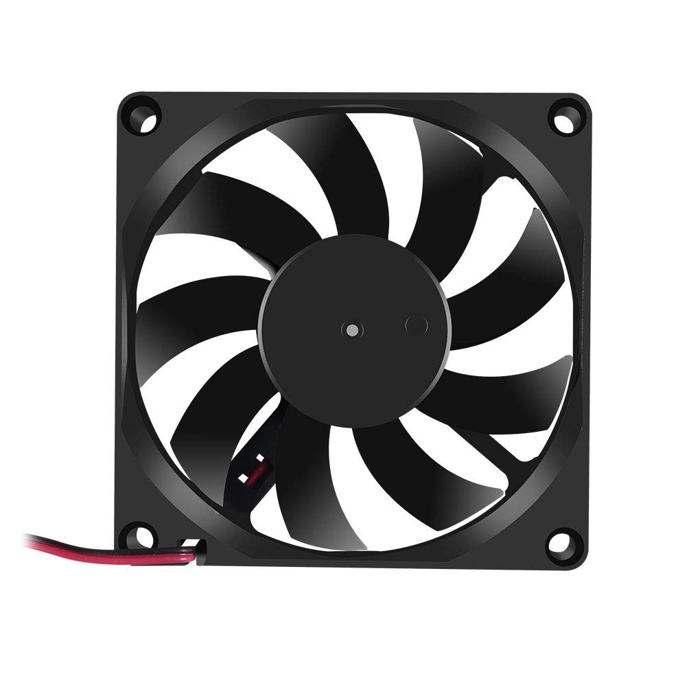 Dorhea 80x80x15mm Fan 12V 2Pin DC 8015 Brushless Cooling Case Fan for Cooling…