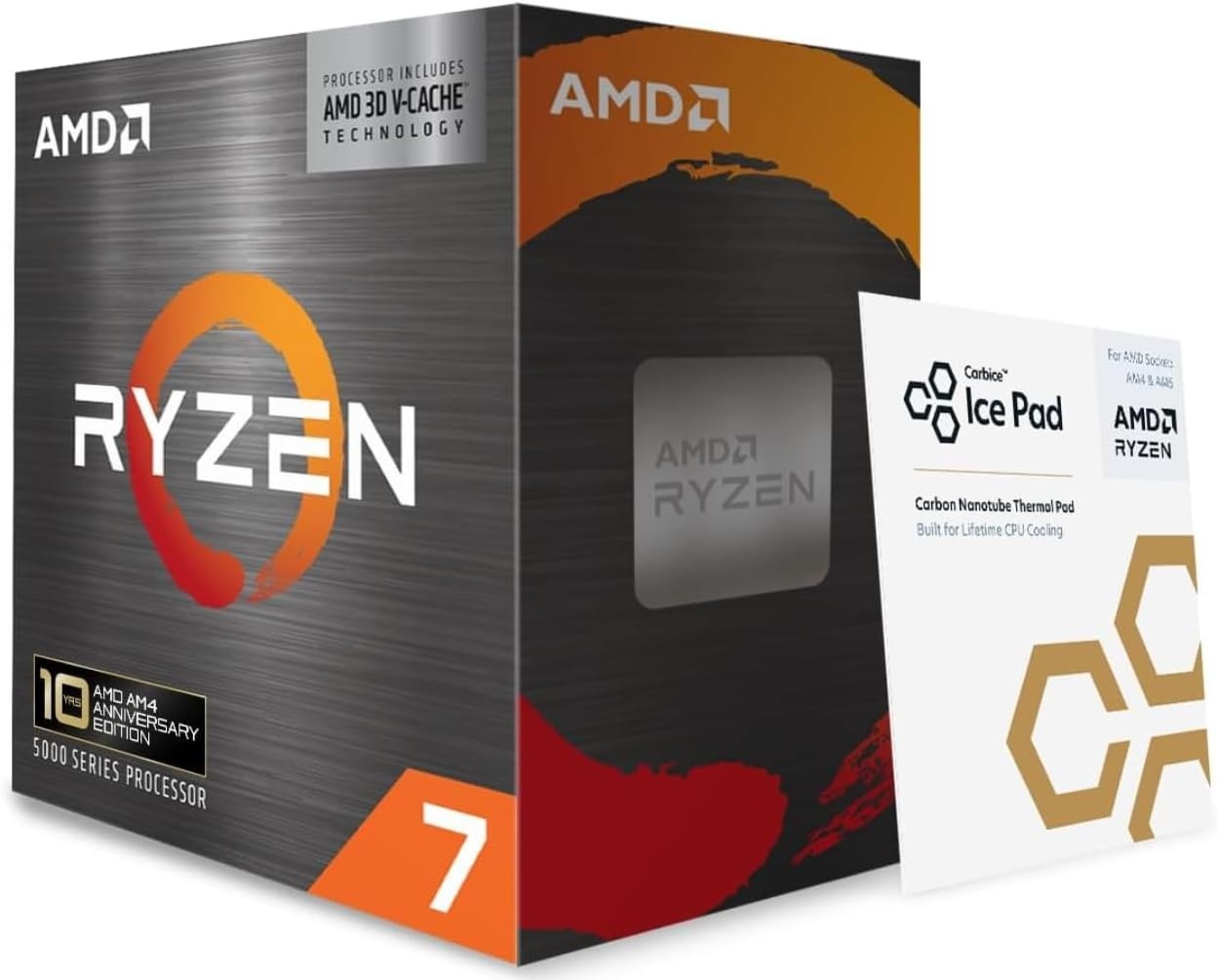 New 10th Anniversary Limited Edition AMD Ryzen 7 5800X3D 8-core 16-Thread CPU
