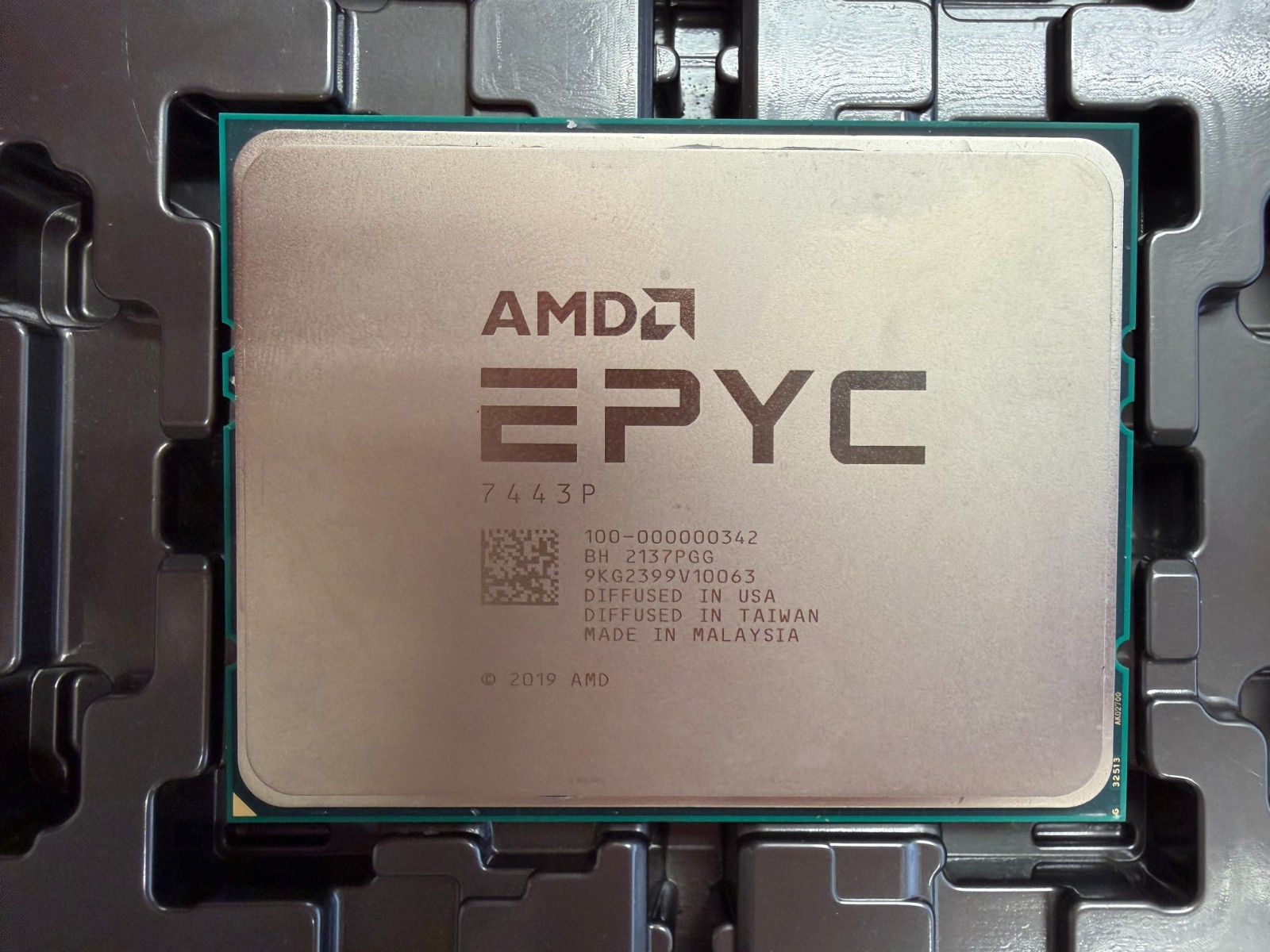 AMD epyc Milan 7443p 285ghz 24 cores 48 threads sp3 CPU processor Dell G2U