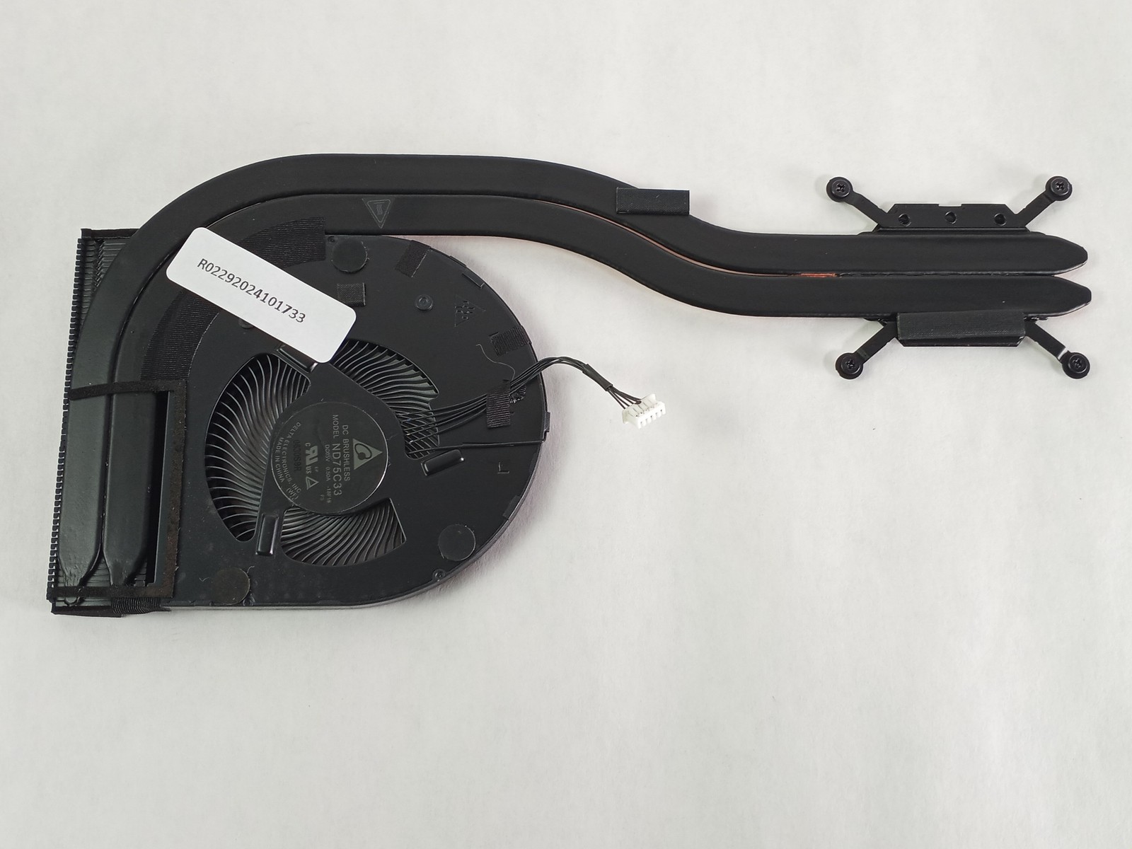 Lenovo 02DL963 ThinkPad T495 Copper 5-Pin BGA 1140 (FP5) Laptop CPU Fan with
