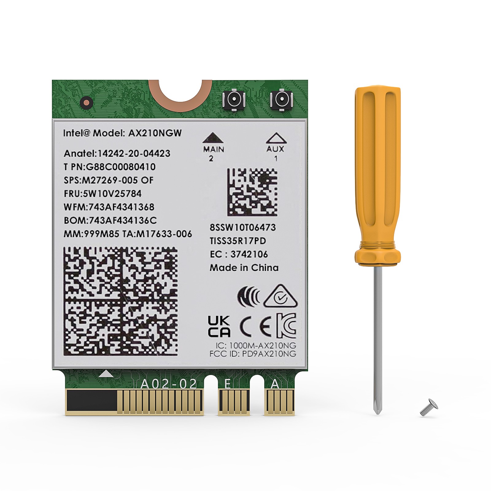 WAVLINK WiFi 6E Card Intel AX210 Tri-Band 5400Mbps Bluetooth 5.3 for Laptop