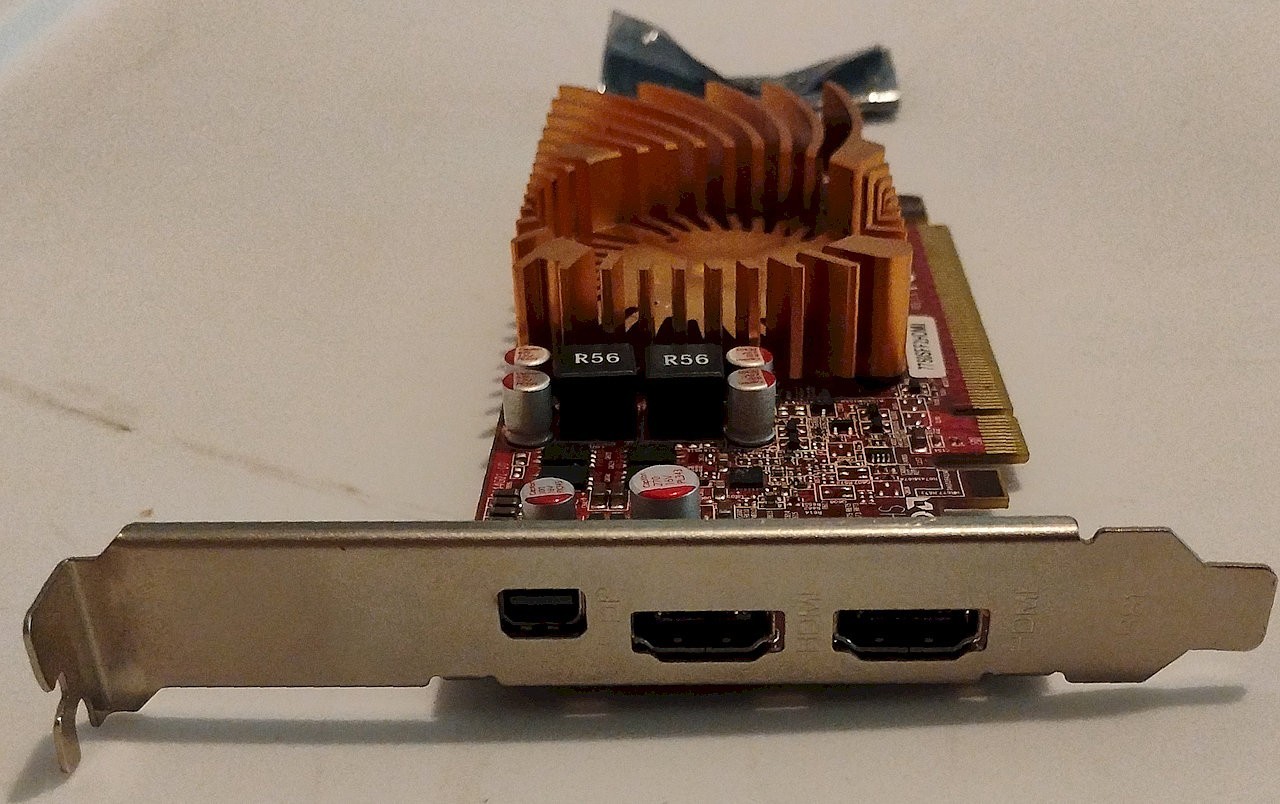 Pair of VisionTek PCIe Graphics Cards Radeon HD 4350 (51MB) & HD 7750 (1GB) READ