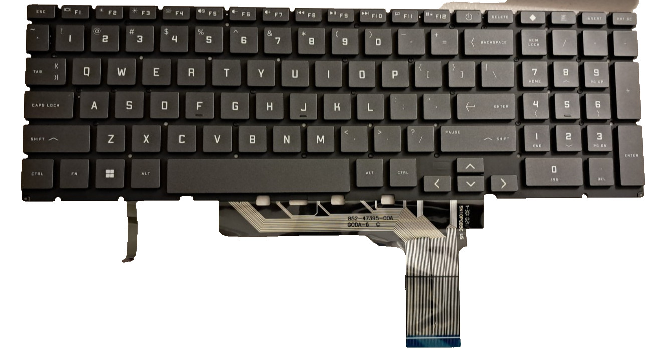 New HP Victus 15-FA0031DX 15-FA0032DX 15-FA0033DX 15-FA1163DX Backlit Keyboard