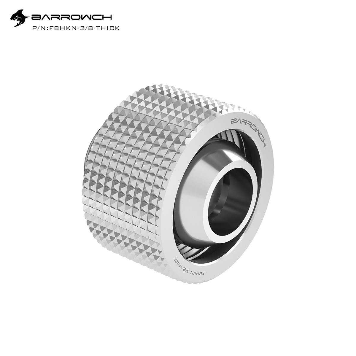 BARROW FBHKN-3/8-THICK G1/4 Compression Soft Tubing Fitting ID3/8 OD5/8 (5 Pack)