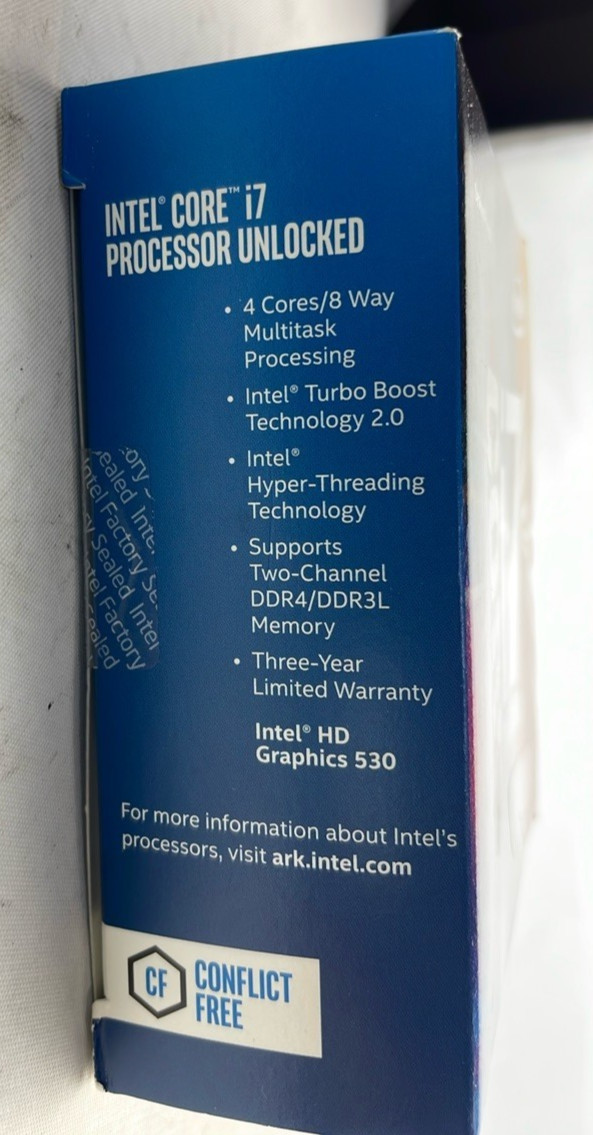 NEW Intel Core i7 – 6700K 4.0 GHz Quad – Core (SR2L0) Processor CPU & Fan Bundle