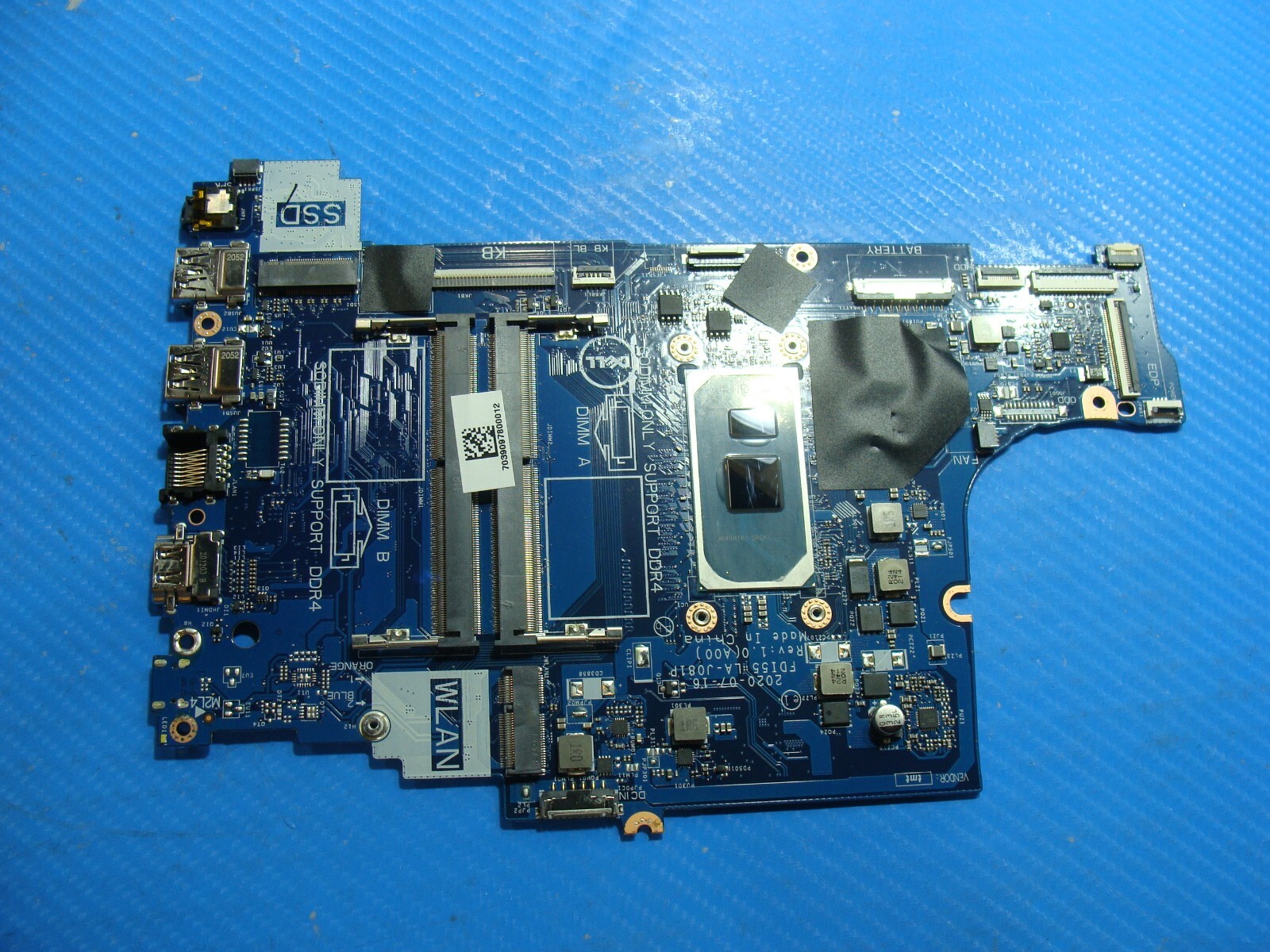 Dell Inspiron 15 3501 15.6″ Genuine Intel i5-1035G1 1GHz Motherboard LA-J081P