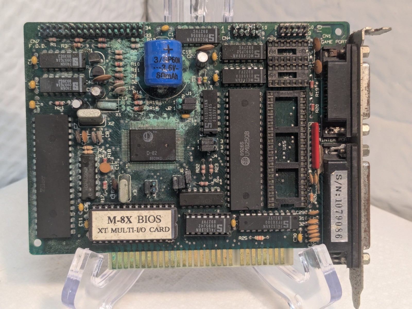 8-bit ISA PC/XT Multifunction 2*COM LPT Multifunction I/O Card