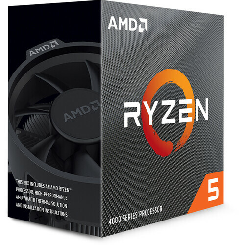 AMD Ryzen 5 4500 6-Core 12-Thread Unlocked Desktop Processor with Wraith Stealth