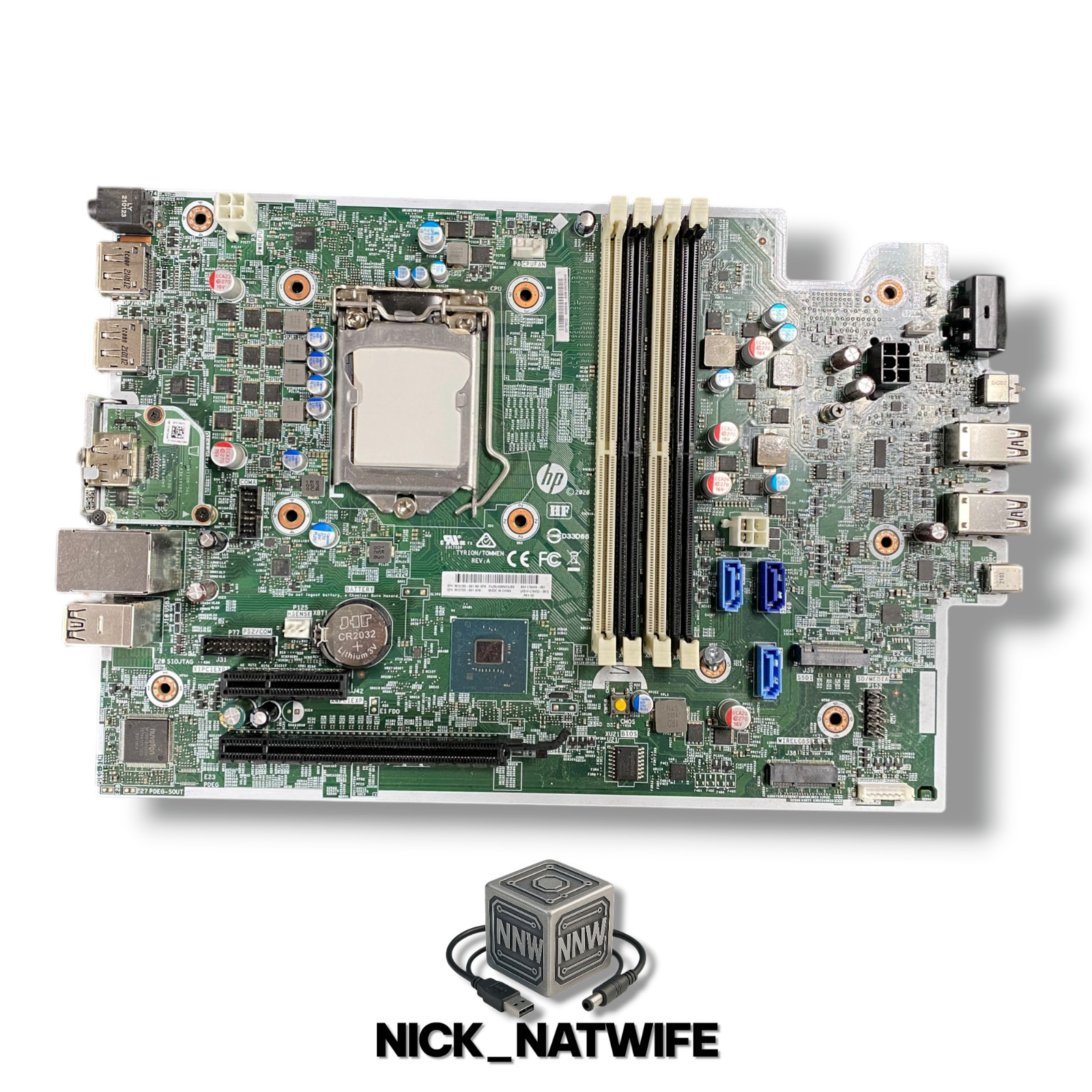 HP M12705-001 LGA1200 Motherboard DDR4 USB-C DisplayPort ⚙️