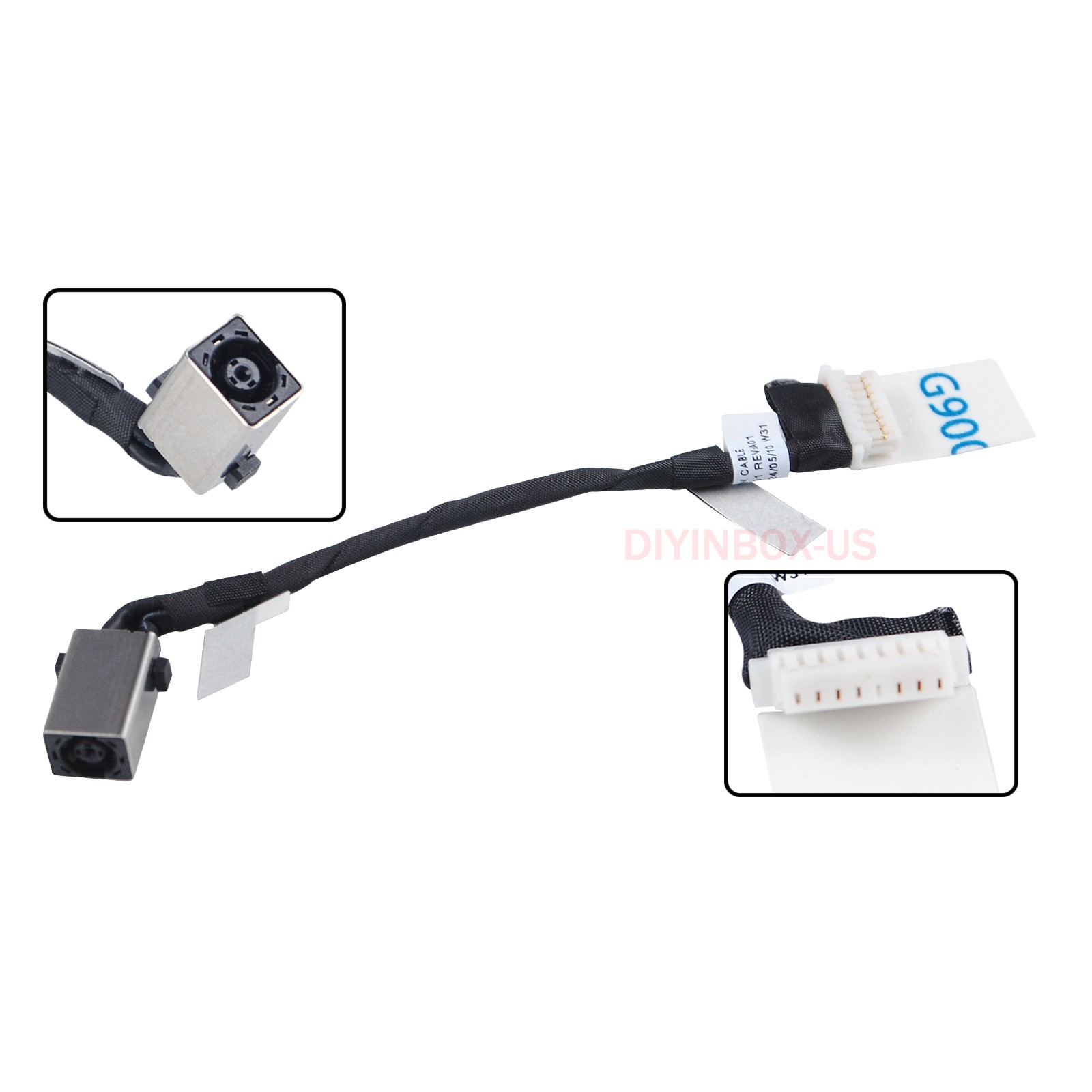 Dell Inspiron 5410 5510 5515 5518 0VP7D8 DC IN Power Jack Cable Charging Port