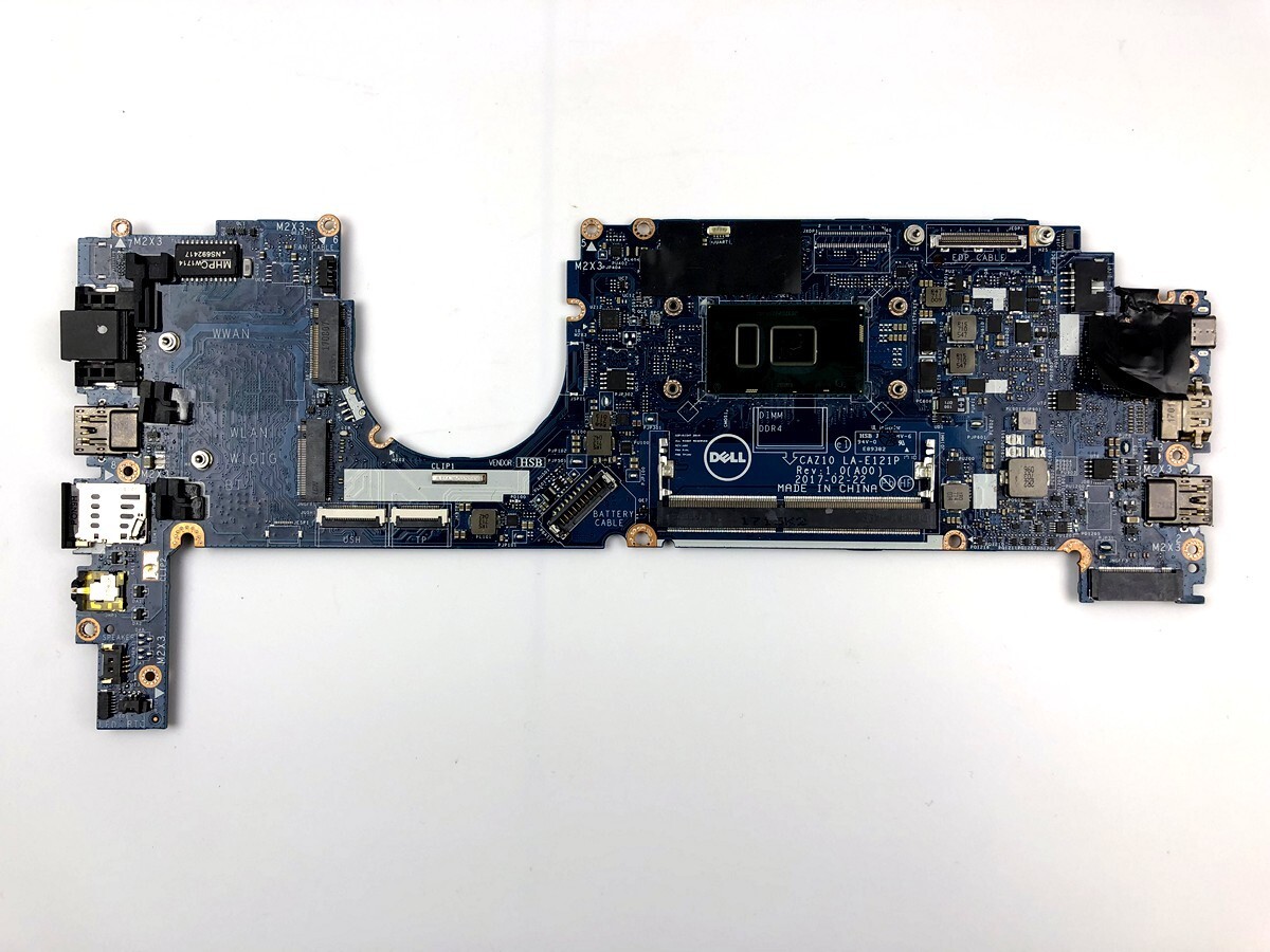 Dell Latitude 7280 i7-7600U 2.80GHz Laptop Motherboard R5YF6 0R5YF6 LA-E121P